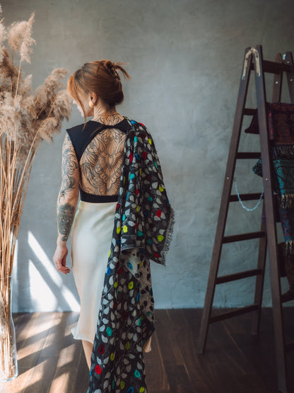 Raiba šalle no Kašmīras, Indijas