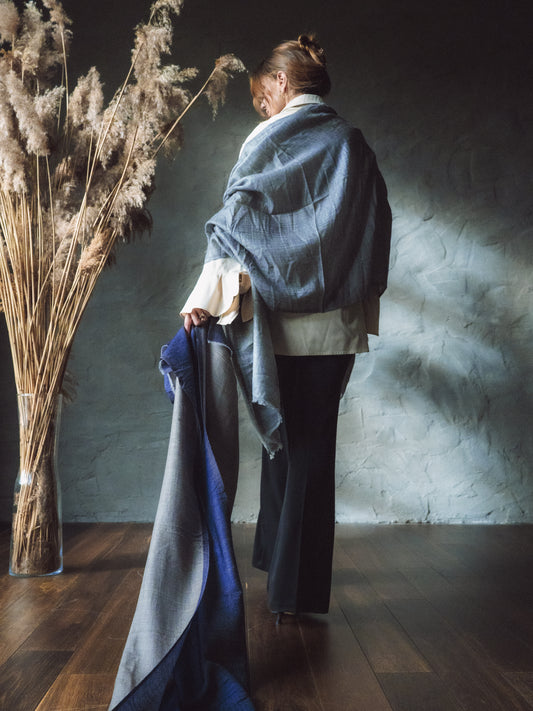 Šķista rakstu šalle Kašmiras, Indijas